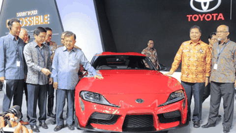 Jokowi Berhalangan, JK Buka GIIAS 2019