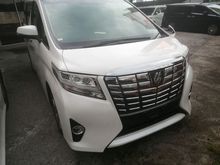 2016 Toyota Alphard 2.5 G spec 8 seats