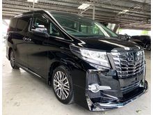 2016 Toyota Alphard 2.5 SC - SUNROOF - ORIGINAL MODELISTA - FULL ALPINE SET - 3 YEARS WARRANTY