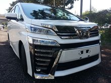 2018 Toyota Vellfire 2.5 ZG MPV PACKAGE