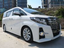 (RAMADHAN SPECIAL) (FREE SST) (FREE 5 YEARS WARRANTY) 2016 Toyota Alphard 2.5 G S MPV