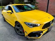 2020 Mercedes-Benz CLA45 S 2.0 AMG TURBO 4MATIC+ * RACE MODE PACKAGE ** NEW FACELIFT MERCEDES BENZ CLA45S AMG (UNREGISTERED)