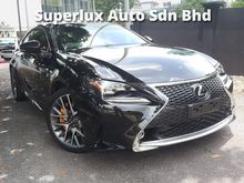 2016 Lexus RC200t 2.0 F Sport Coupe Japan Spec + UNREG + Local KL AP + Showroom Car + Like Brand New Car (NO GST & NO SST!) (CALL FOR BEST OFFER!)