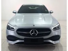 2022 MERCEDES BENZ C200 1.5 (A) HYBRID PETROL AMG LINE # MILEAGE 37K KM # ONE CAREFUL OWNER