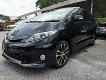 2014 Toyota Estima 2.4 Aeras Premium SUNROOF Black and white