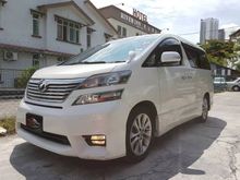 2010 Toyota Vellfire 2.4(A) Z Platinum High Spec Model - Registered 2013 1 Owner Excellent Condition