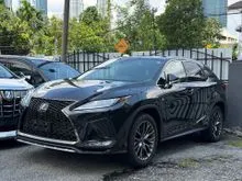 2021 Lexus RX 300 2.0 F Sport UNREG ( SUNROOF , 360 CAMERA , HUD , BLACK LEATHER , 32000KM )