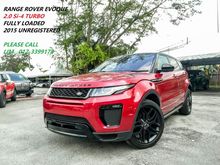 2015 Land Rover Range Rover Evoque 2.0 Si4 Dynamic SUV unreg