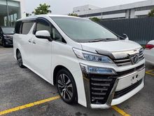 2018 Toyota Vellfire 2.5 Zg FACELIFT 3 LED DIGITAL INNER MIRROR UNREG