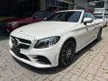 Recon 2018 MERCEDES BENZ C180 1.6T CONVERTIBLE FREE 6 YEARS WARRANTY