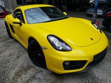 2015 Porsche Cayman 2.7 Multi Function Steering & Push Start Yellow UK Spec