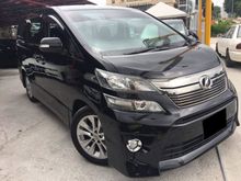 CAN 9 YEAR LOAN 2012 Toyota Vellfire 2.4 AUTO 2 POWER DOOR LOOK LIKE NEW