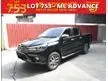 Used 2017 Toyota Hilux 2.8 G VNT Dual Cab 4x4 Pickup Truck (LOAN KEDAI/BANK/CREDIT)