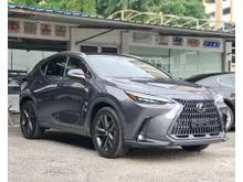2022 Lexus NX 250 2.5 VERSION-L SUV, NX250, GRADE 5AA, ORI 17K KM, BLACK & RED INTERIOR, REVERSE CAMERA, HUD, BSM, PANORAMIC ROOF, COOLER SEATS