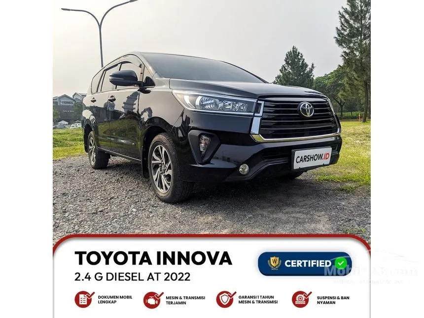 Toyota Kijang Innova 2022 G 2.4 di DKI Jakarta Automatic MPV Hitam