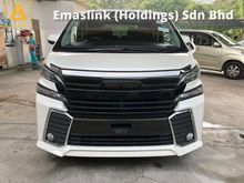 2017 Toyota Vellfire 2.5 Z SPEC SUNROOF MOONROOF 360 SURROUND CAMERA ALPINE SURROUND SOUND SYSTEM WITH REAR ALPINE MONITOR FREE WARRANTY LOCAL AP
