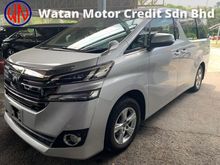 2017 Toyota Vellfire 2.5 MPV X Spec Unregister 8Seater 2Pwr Door 2Yrs Warranty Sales Tax Reduction