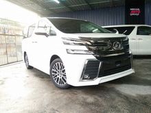 2016 TOYOTA VELLFIRE 2.5 ZG WITH SUNROOF, HALF LEATHER, POWER BOOT