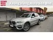 Used 2019 BMW X3 2.0 xDrive30i Luxury SUV (A) REG NOV 2019, 1 CAREFUL OWNER, F/SERVICE RECORD, L/MILEAGE DONE 109K KM, FREE 2 YEARS CAR WARRANTY, 19 S/RIMS