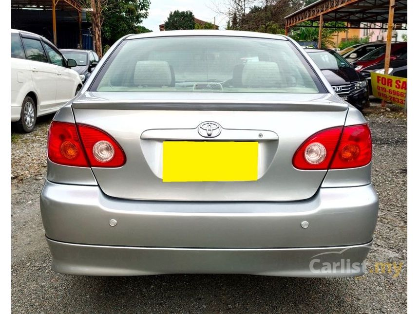 Toyota Corolla Altis 2002 E 1.6 in Selangor Manual Sedan Silver for RM ...