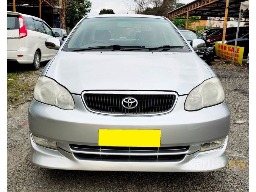 Toyota Corolla Altis 2002 E 1.6 in Selangor Manual Sedan Silver for RM ...