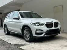 2018 BMW X3 2.0 xDrive30i Luxury SUV / Ori Mileage 90K+KM Only / Full Service Record BMW / Free 3 Years Warranty / Power Boot / Digital Meter