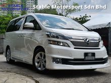 2013 Toyota Vellfire 3.5 V L Edition MPV * UNDER WARRANTY * 1 OWNER * ORIGINAL PAINT * 7 YEARS LOAN AVAILABLE