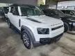 Recon 2020 Land Rover Defender 2.0 110 P300 HSE Fully Loaded Panroof / 360 Camera / Meridian / Digital Meter / Memory Seats / DIM / BSM / Grade 4.5 / 27k KM