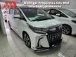 Recon 2021 Toyota Alphard 2.5 S C Package, Twin Moon Roof, 4 Cameras, JBL System, Modelista Body Kit, Japan Grade 5A, Original Mileage 9,300 km only,