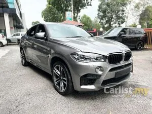 2018 BMW X6 M 4.4 SUV Donington Grey (Auto Parking, Collision Prevent, Lane Departure, HUD, Harman Kardon, 360 Surround Cam, Apple Car Play, M-Mode)