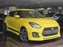 [12000KM]SUZUKI SWIFT SPORT 1.4(M) TURBO SAFETY PACK H/B -DYNAVIN ANDRIOD PLAYER, SWIFT SPORT SIDE STICKER, AERO BODYKITS, REVERSE CAM, BUCKET SEAT
