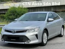 2015 TOYOTA CAMRY 2.0 FACELIFT G SPEC SEDAN / FREE WARRANTY 3 YEAR / FULL LEATHER SEAT / REVERSE CAMERA / POWER SEAT / CRUISE CONTROL /
