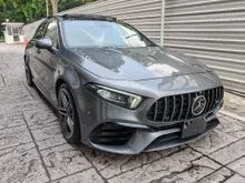 [GRADE 4.5B] 2022 MERCEDES-BENZ AMG A45 2.0 S 4MATIC+ PERFORMANCE ADVANCE PACK HATCHBACK P/ROOF BURMASTER HUD 4CAMERA AMBIENT LIGHTING (A) UNREG A45S