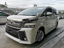 2016 Toyota Vellfire 2.5 Z 7 SEATER 2 POWER DOOR NO SST TAX BEST IN TOWN PROMOTION PLS CALL ME FOR THE BEST OFFER