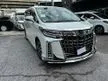 Recon 2019 Toyota Alphard 2.5 SC PILOT SEAT SUNROF MOONROOF, ORIGINAL MODERLISTA BODYKITS, ALPINE PLAYER, ALPINE ROOF MONITOR, ALPNE SURROUND SYSTEM