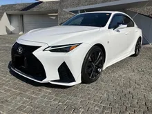 2024 Lexus IS 300 2.0 F Sport TRD, muffler, red leather power seats, triple-beam LED headlights, BSM, Lexus Safety, clearance sonar, INCOMING STOCK