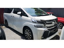2017 Toyota Vellfire 2.5 ZG / SUNROOF / PRE-CRASH / READY STOCK NO NEED WAIT / TIPTOP CONDITION FROM JAPAN