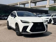 2022 Lexus NX 350 2.4 F Sport SUV - MARK LEVINSON SOUND SYSTEM, WIRELESS CHARGER, PANORAMIC ROOF