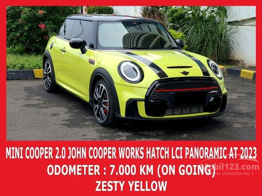 Jual Mobil MINI Cooper 2023 John Cooper Works 2.0 di DKI Jakarta Automatic Hatchback Kuning Rp 995.000.000