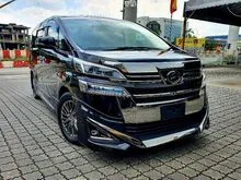 (1+1 WARRANTY) (FULLY LOADED) (ORI MILEAGE 17K KM) 2018 Toyota Vellfire 3.5 VL MPV