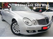 2008 Mercedes-Benz E200 1.8 (A) W211 LOCAL SPEC REVERSE CAMERA
