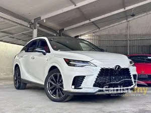 UNREG 2023 Lexus RX 350 2.4 F Sport Panoramic Roof, HUD, AppleCarplay & Semi Alcantara