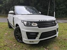 2014 Land Rover VOGUE 3.0 WHITE (DIESEL) BLACK & WHITE LEATHER SEAT UNREGISTER UK SPEC~FULL BODY KIT!!