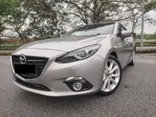 Mazda 3 2.0 (A) SKYACTIV-G HIGH power seats , LEATHER SEAT  1 YEAR WARRANTY YEAR MADE 2016