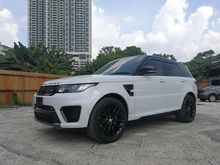 2016 Land Rover Range Rover Sport 5.0 SVR RED interior