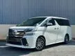 Used 2017 TOYOTA VELLFIRE 2.5 ZG PILOT SEATS (TIP TOP CONDITION) FOR SALE