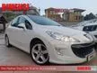Used 2012 Peugeot 308 1.6 Hatchback (A) TURBO / SERVICE RECORD / MAINTAIN WELL / ACCIDENT FREE / VERIFIED YEAR