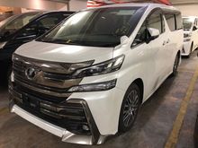 2015 Toyota Vellfire 2.5 ZG UNREGISTER *** NO SST !! HURRY !! ***