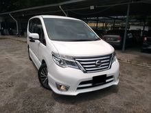 TRUE YEAR 2016 NISSAN SERENA 2.0 HIGHWAY STAR NEW FACESLIFT