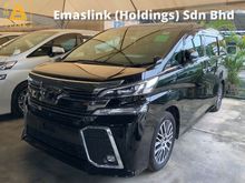 2017 Toyota Vellfire 2.5 ZG surround camera power boot pilot seat 2 years GMR warranty unregistered